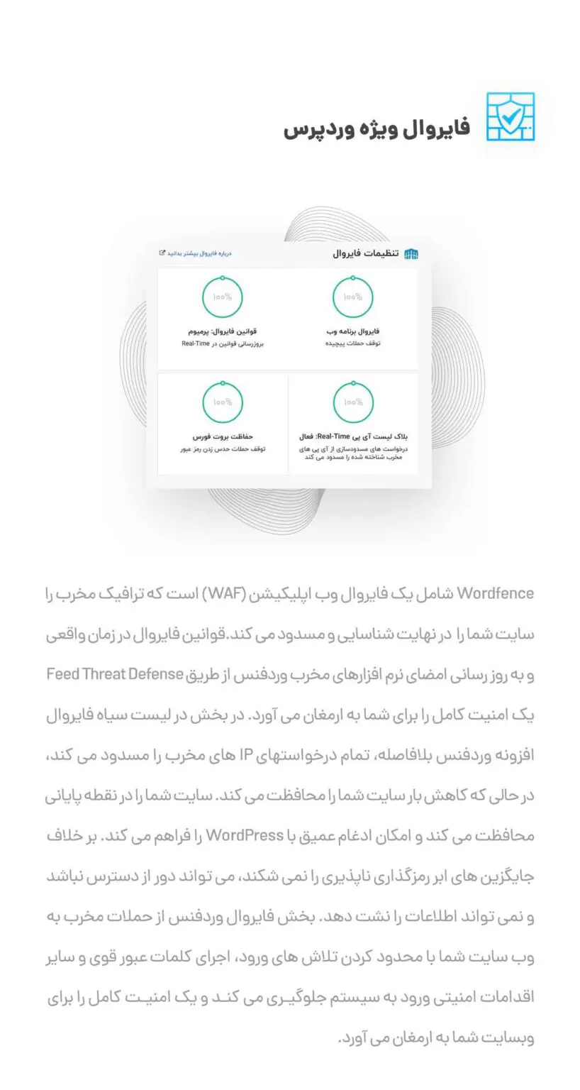 افزونه امنیتی وردپرس Wordfence Security Pro